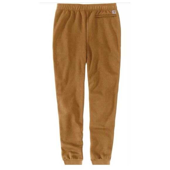 Carhartt Men’s Relaxed Fit Midweight Tapered Brown Sweatpants - Size XL - Picture 1 of 2
